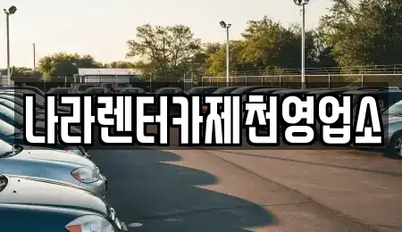 충청북도 제천시 청전동 렌트카 전문 나라렌터카제천영업소