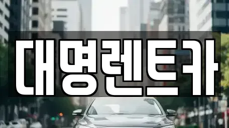 충청북도 청주시 서원구 현도면 렌트카 전문 대명렌트카