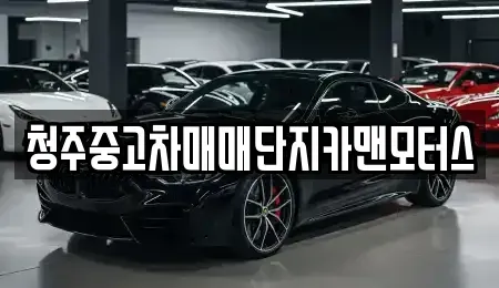 충청북도 청주시 중고차 전문 청주중고차매매단지카맨모터스