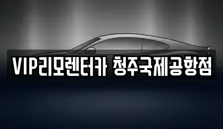 충청북도 청주시 청원구 북이면 렌트카 전문 VIP리모렌터카 청주국제공항점