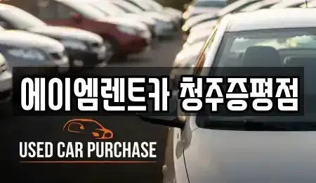 충청북도 청주시 청원구 북이면 렌트카 전문 에이엠렌트카 청주증평점