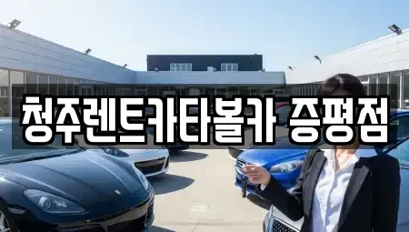 충청북도 청주시 청원구 북이면 장기렌트카 전문 청주렌트카타볼카 증평점