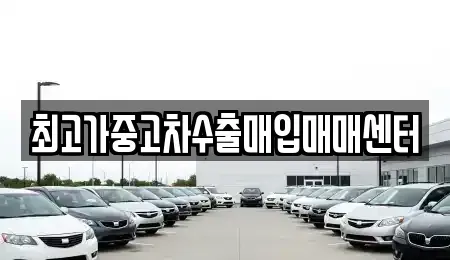 충청북도 청주시 청원구 외평동 중고차 전문 최고가중고차수출매입매매센터