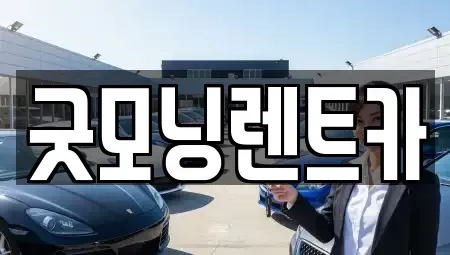 충청북도 충주시 교현동 렌트카 전문 굿모닝렌트카