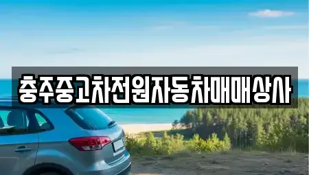 충청북도 충주시 중고차 전문 충주중고차전원자동차매매상사
